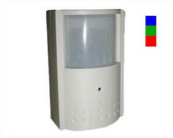 Caméra vidéo discrète dans détecteur infrarouge - Couleur Caméra vidéo discrète dans détecteur infrarouge - Couleur