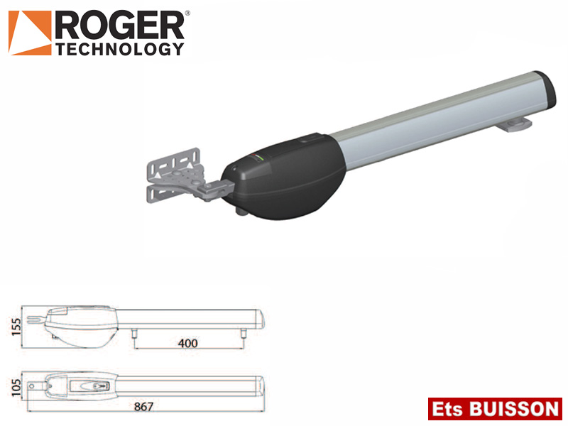 Roger Technology - BE20/200 - Motoréducteur Brushless