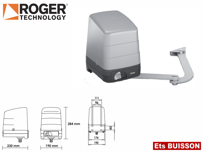 Roger Technology -H23/282- Motoréducteur électromécanique