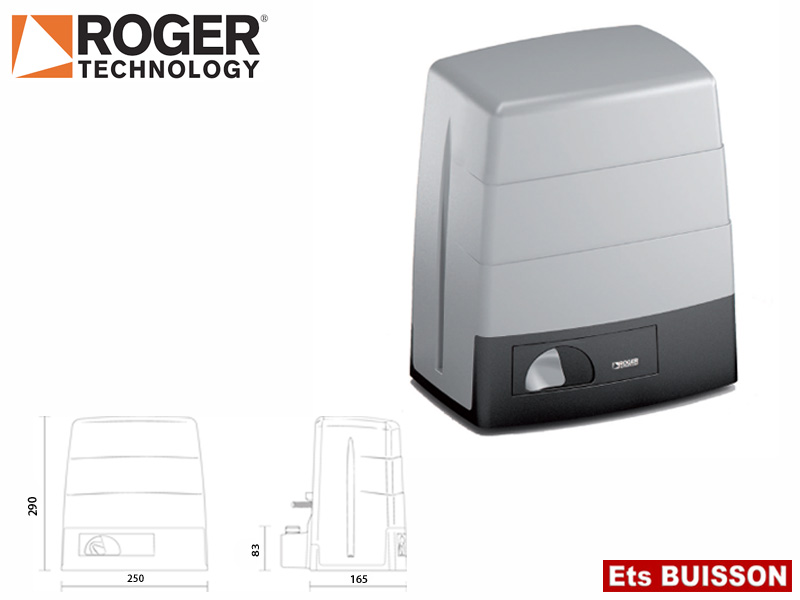 Roger Technology - M30/323 - Motoréducteur 230V AC jusqu'à 400Kg