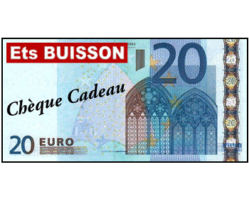 Chèque cadeau de  20 Euros