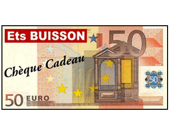 Chèque cadeau de  50 Euros