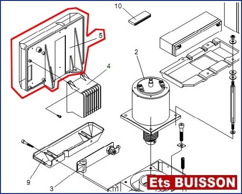 BENINCA RI.624 - Centrale électr. N°5 Ref 9667002