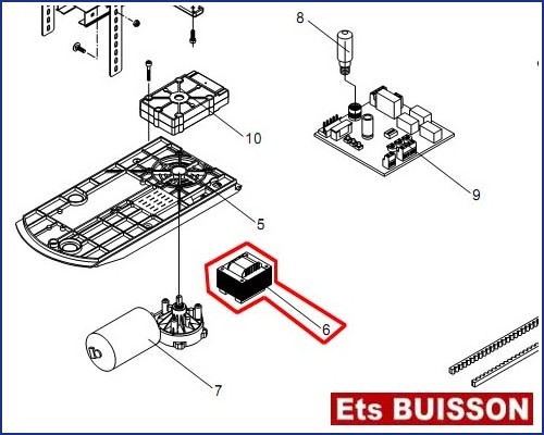 BENINCA JM.3 - Transformateur N°6 Ref 9686675