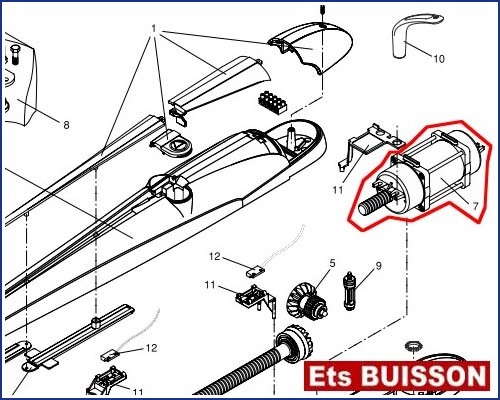 BENINCA BOB - Moteur N°7 Référence 9686874-9686768