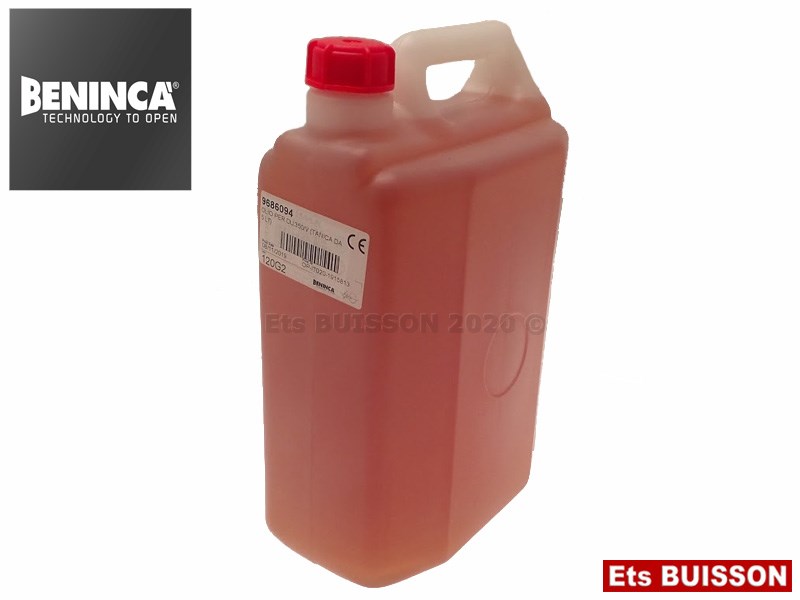 Beninca DU.350 - Huile pour moteur enterré 5L Réf. 9686094