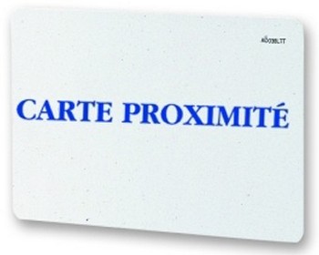 Carte CP pour lecteur de proximité