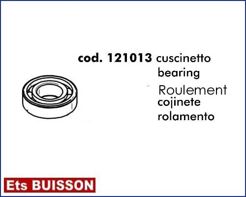 DEA - LIVI 500 - Roulement Réf. 121013