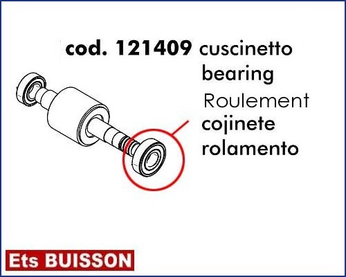 DEA - WING 302 - Roulement Réf. 121409