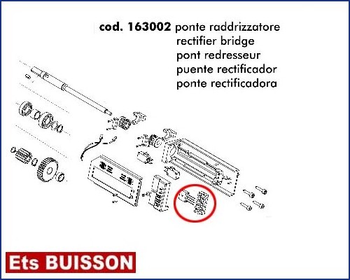 DEA Will - Pont redresseur référence 163002