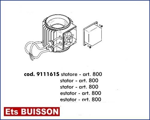 DEA LIVI 400 - Stator - art. 800 référence 911161S