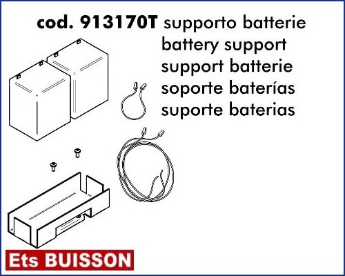 DEA Gulliver - Support batterie référence 913170T