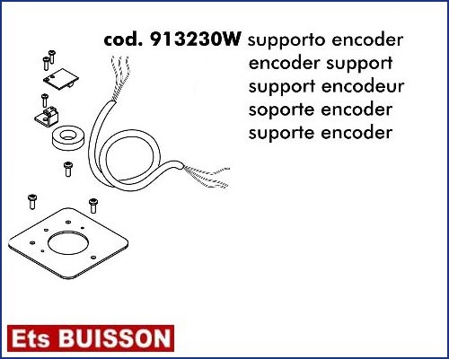 DEA Gulliver - Support encodeur référence 913230W