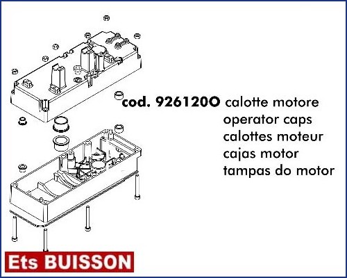 DEA Angolo - Calotte moteur référence 926120O