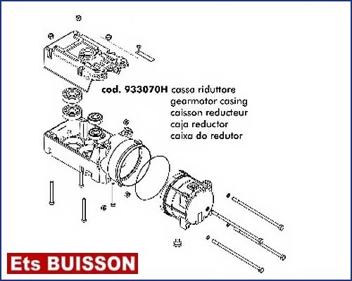 DEA LIVI 900 - Caisson réducteur référence 933070H