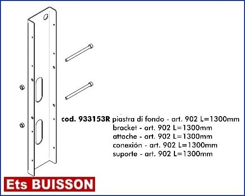 DEA LIVI 900 - Attache - art. 902 L=1300mm référence 933153R