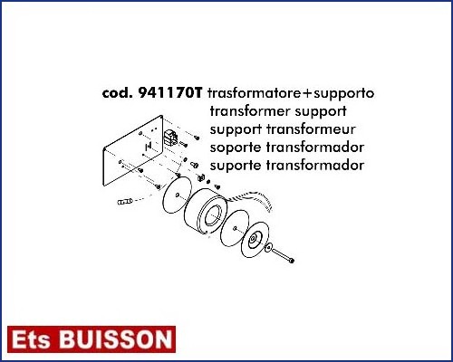 DEA Stop - Support transformateur référence 941170T