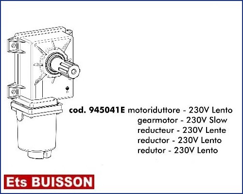 DEA Stop - Réducteur - 230V Lente référence 945041E