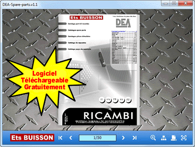 Logiciel de pièces détachées DEA System GRATUIT !