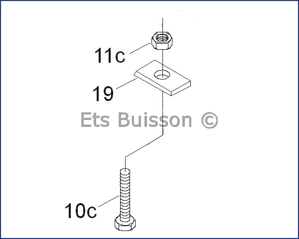 CAME BX246 Conditionnement vis 119RIY055