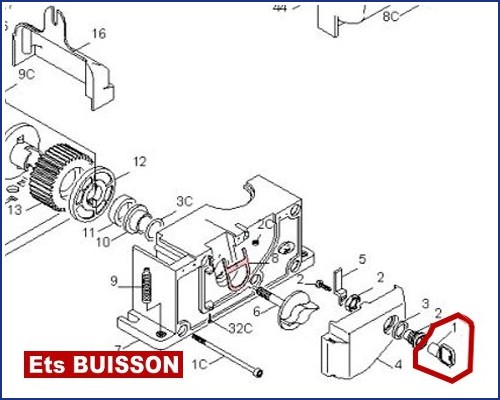 CAME BX-A/BX-B Conditionnement 10 pièces clés triangle 119RIY077