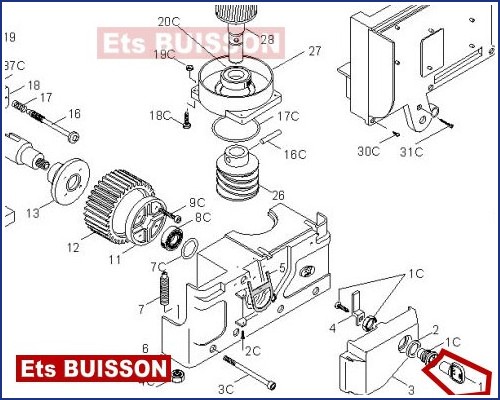 CAME BK Conditionnement 10 pièces clé trilobée 119RIY077