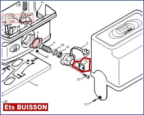 CAME BZ Conditionnement 10 pièces clés trilobées 119RIY077 (31)