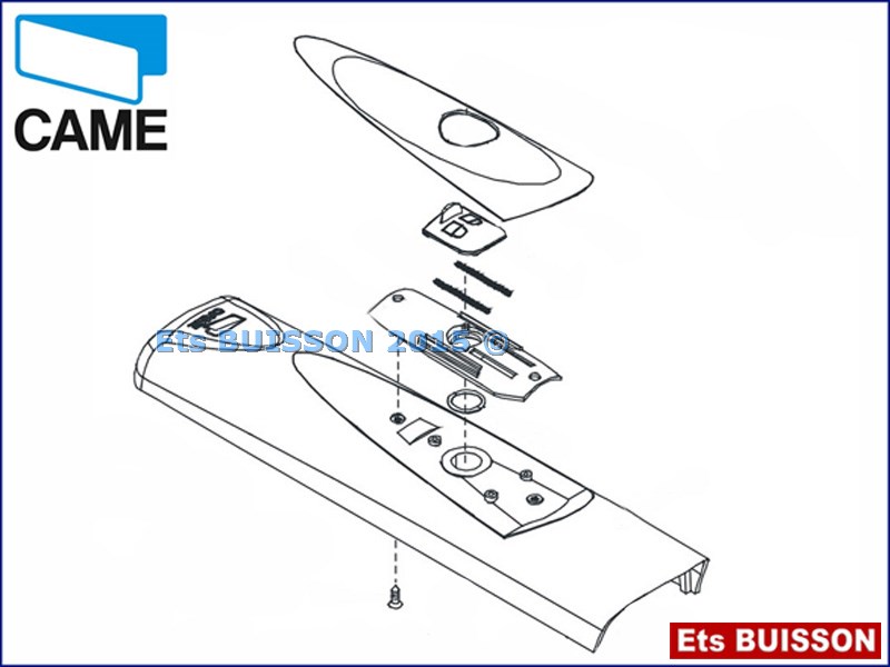 CAME AXO - Cache déverrouillage - Réf 119RID311