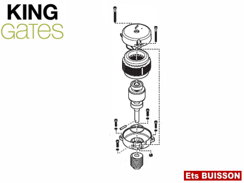 King Gates - DYNAMOS 230/1000 - Groupe Moteur 901010500-172364