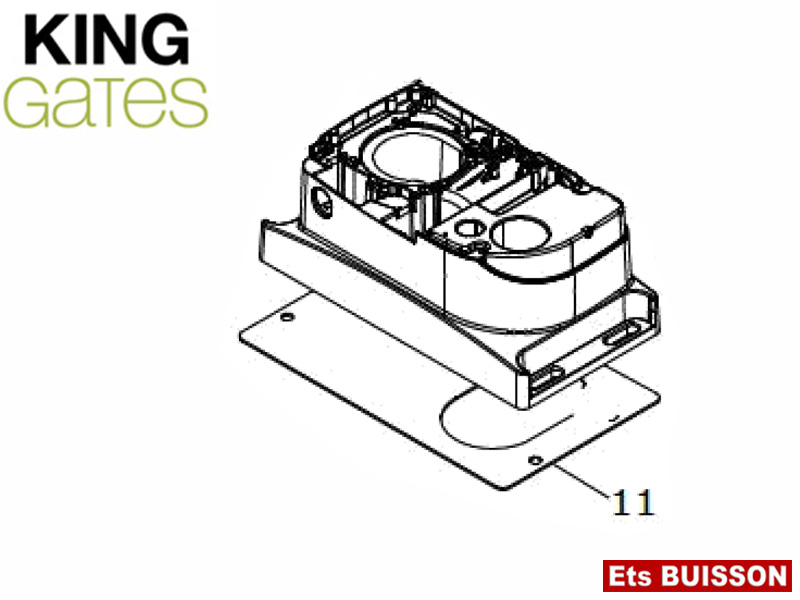 King Gates - DYNAMOS XL1800 - Plaque de fixation 902110000-1722A